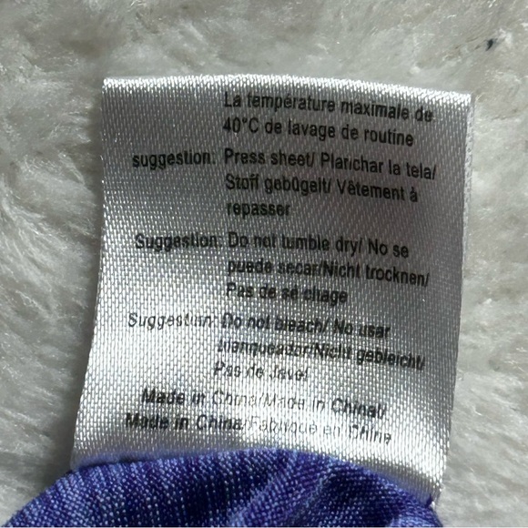 Pinspark Women's Heathered Purple Workout Sporty Zip Hooded Jacket Size M - Picture 8 of 10